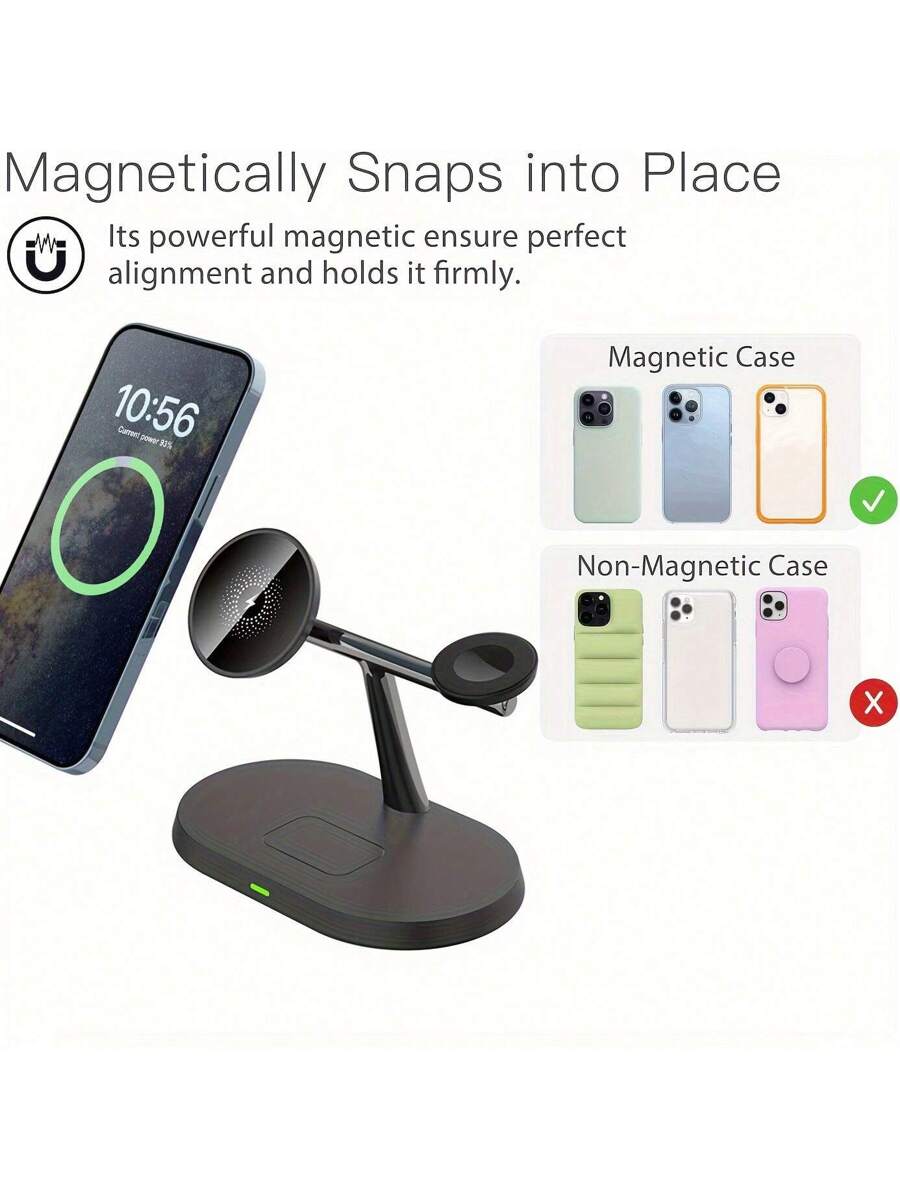 3-in-1 magnetische draadloze opladerstandaard